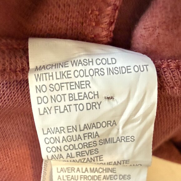 Fabletics Grace Relaxed Jumpsuit Women Large Dark Rouge Red Active Wide Leg NWOT - Picture 16 of 16